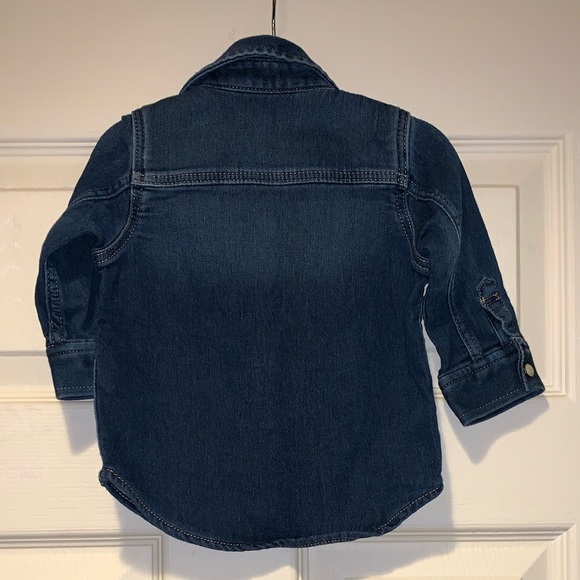 Baby Gap Boys Jean Button Down Shirt - Picture 2 of 4